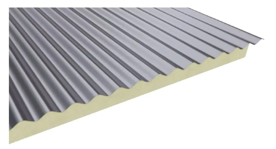 Foilroof Sinusoidal — Chapa perfil sinusoidal + núcleo Poli Iso — New Panel