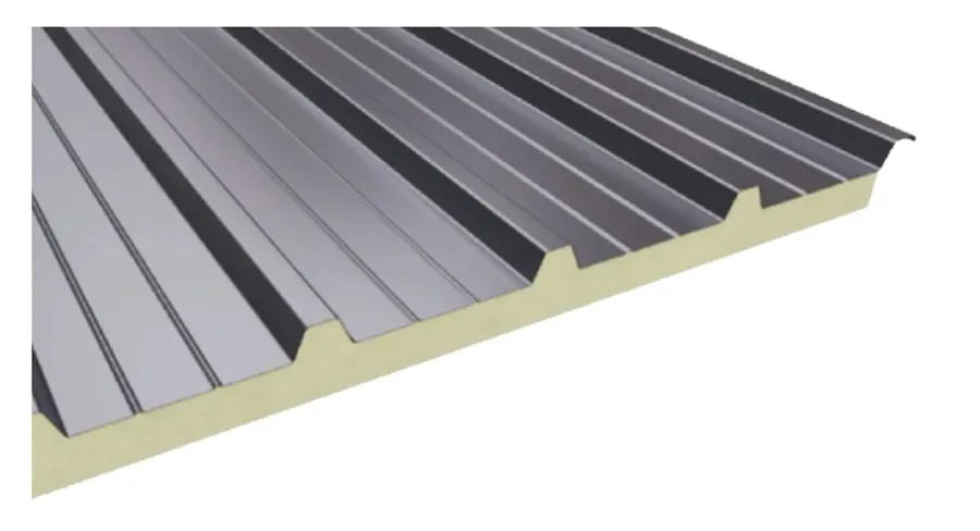 Foilroof Trapezoidal — Chapa perfil trapezoidal + núcleo Poli Iso — New Panel