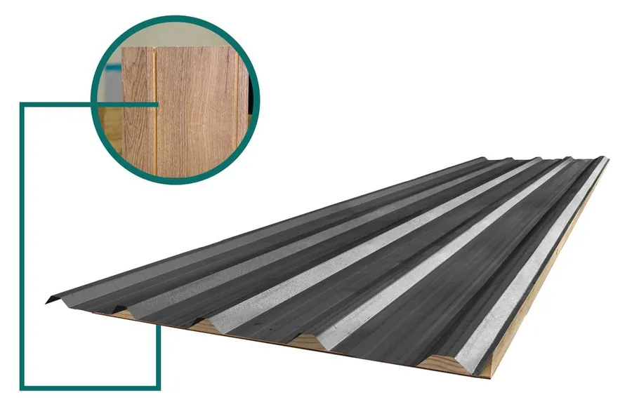 MDF PUR Chapa — MDF + PUR + Chapa — New Panel